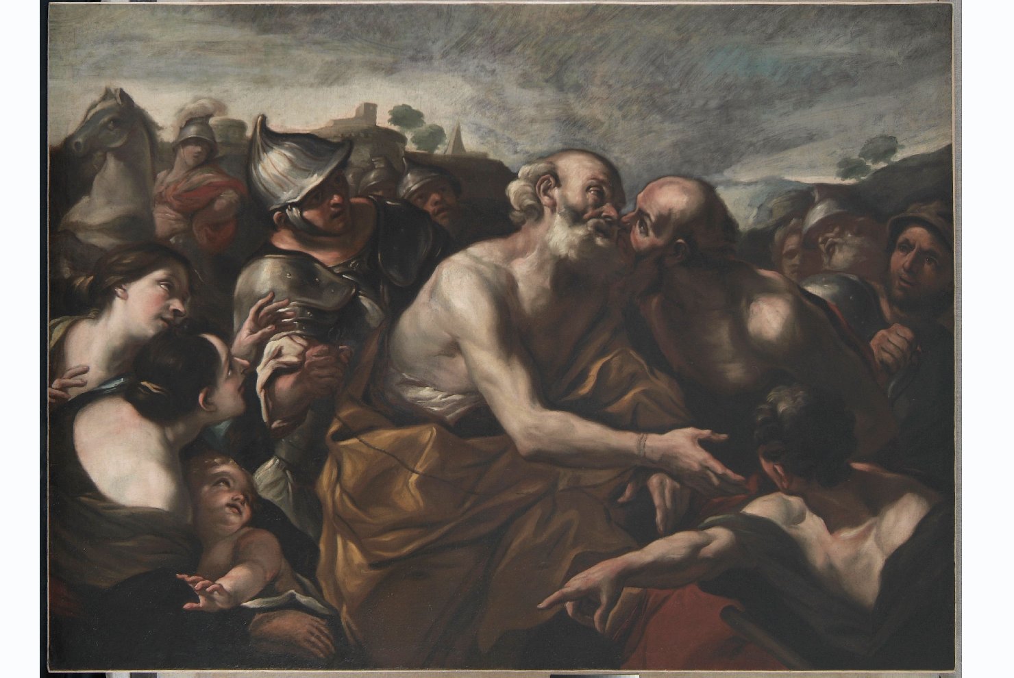 Santi Pietro e Paolo (dipinto, opera isolata) - ambito dell'Italia centrale (seconda metà sec. XVII)
