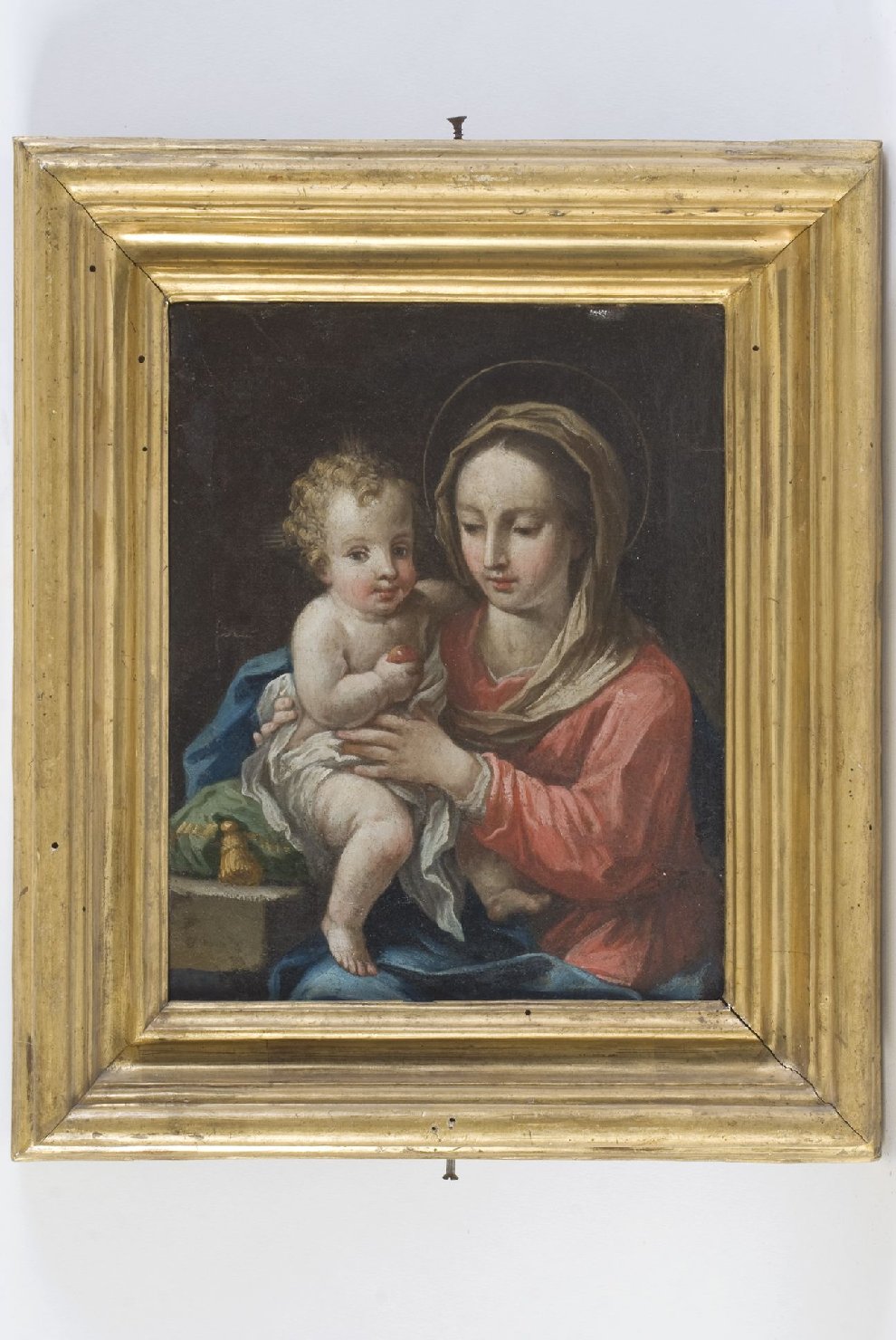 Madonna con Bambino (dipinto, opera isolata) di Garbi Anton Maria (attribuito) (sec. XVIII)
