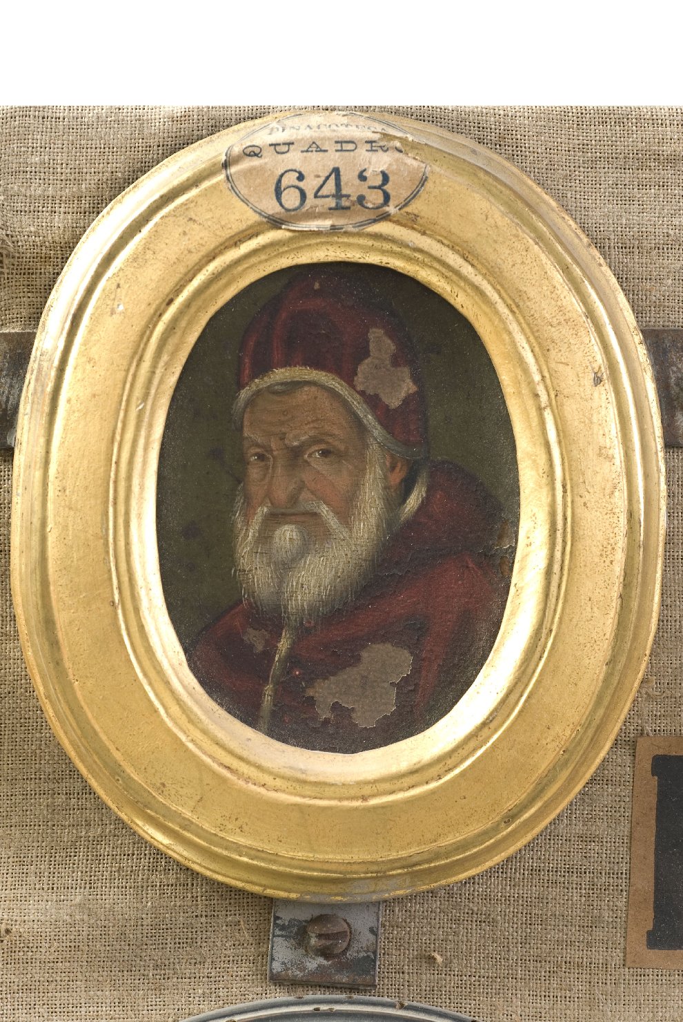 ritratto di Sisto V (dipinto, opera isolata) - ambito bolognese (sec. XVIII)