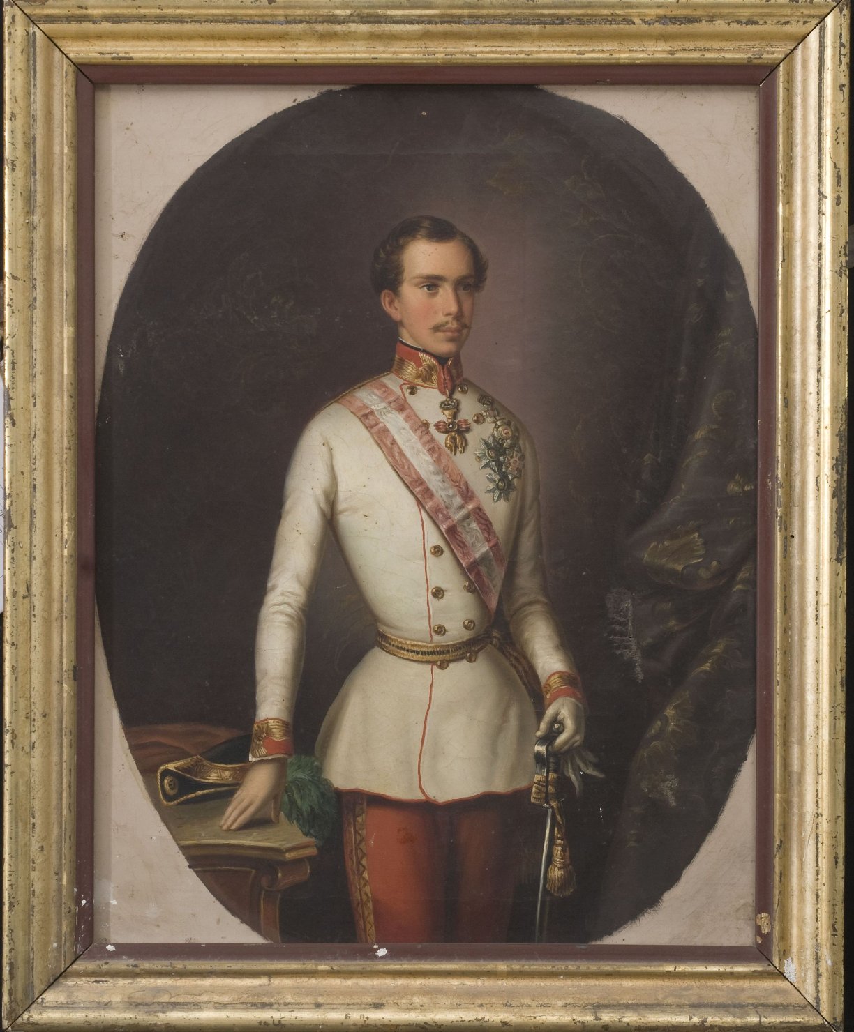 ritratto dell'imperatore Francesco Giuseppe (dipinto, opera isolata) - ambito italiano (sec. XIX)