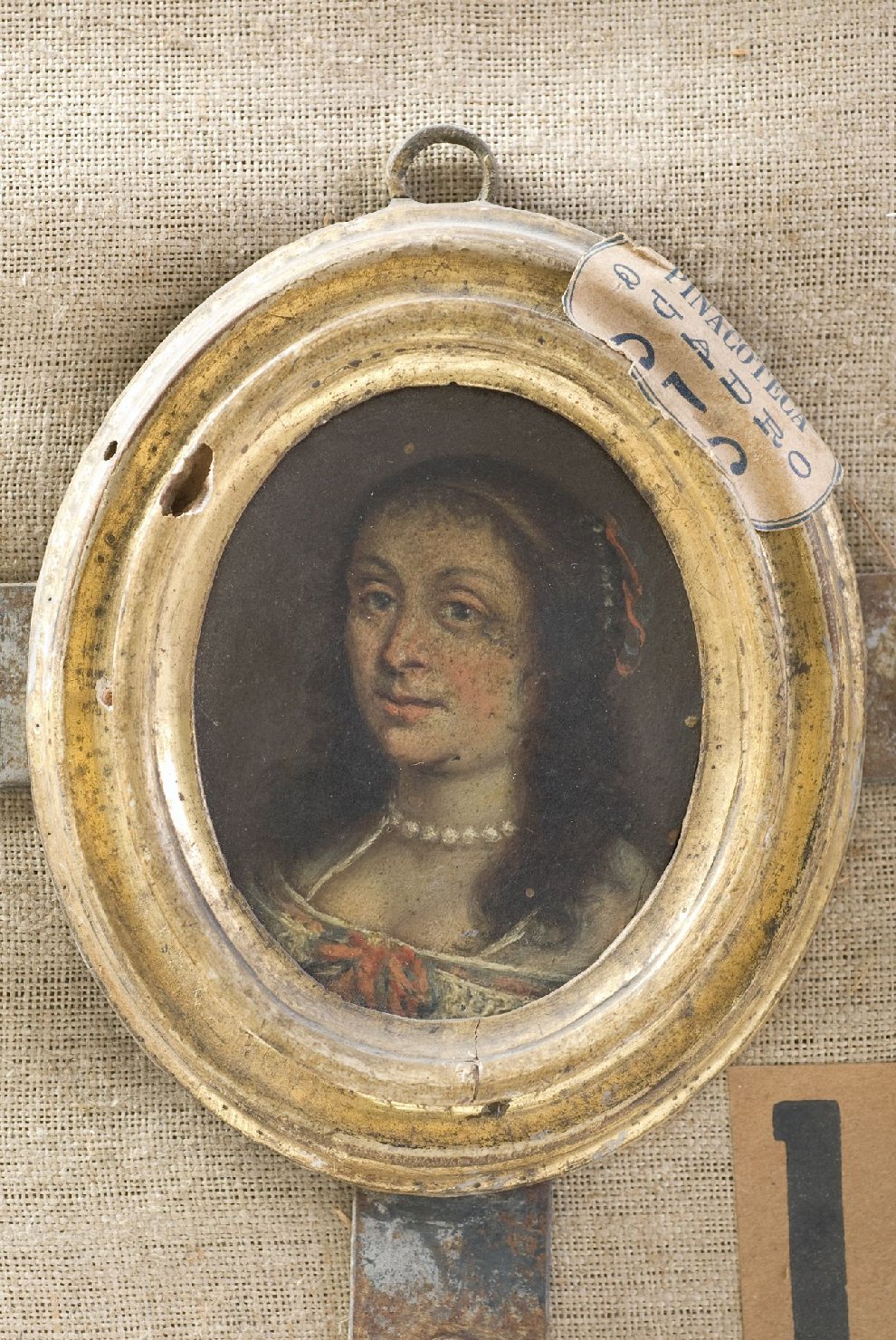 ritratto di donna (dipinto, opera isolata) - ambito bolognese (sec. XVIII)