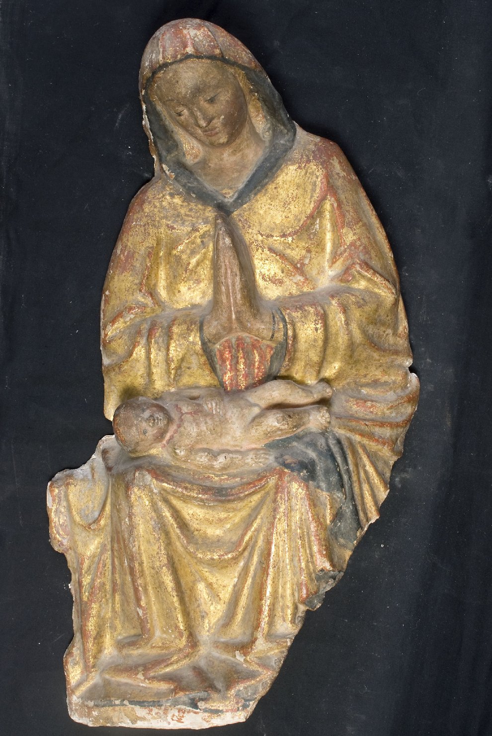 Madonna con Bambino (rilievo, opera isolata) - manifattura umbra (seconda metà sec. XV)