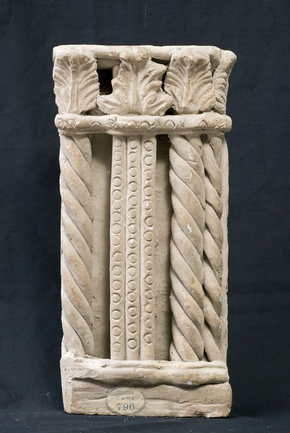 decorazione, frammento - ambito umbro (secc. XVII/ XVIII)