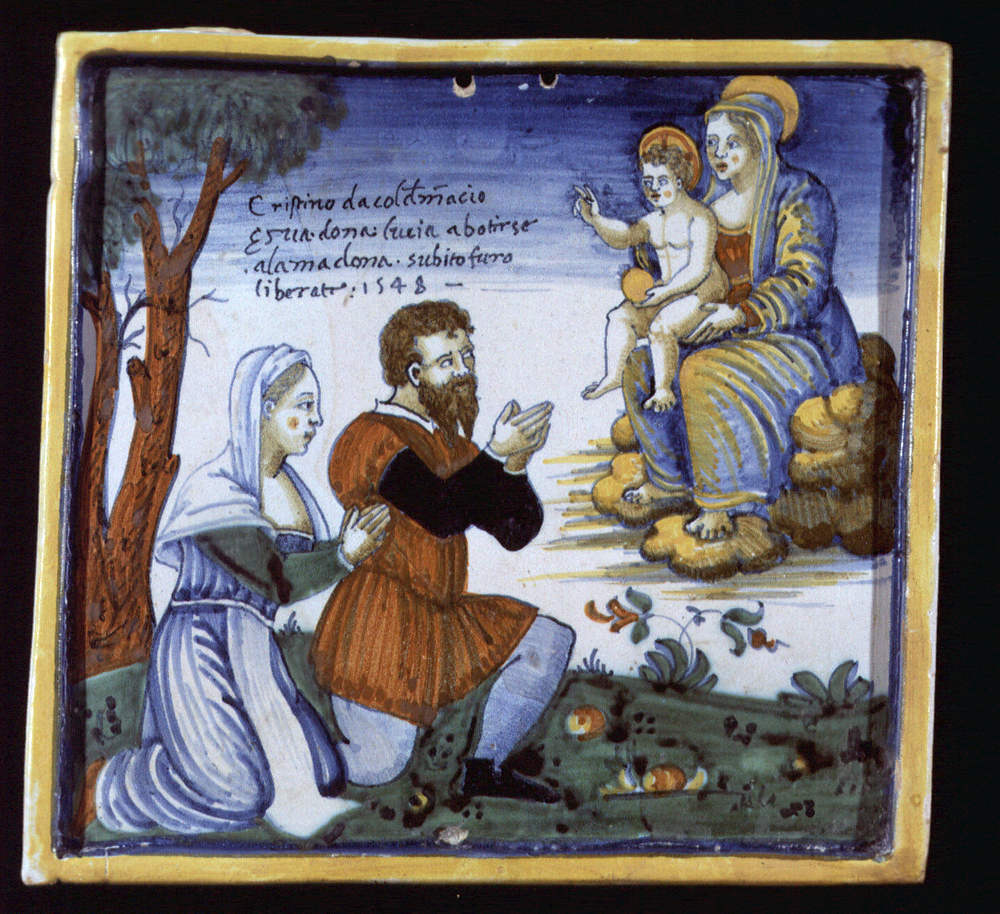 ex voto, opera isolata di Mancini Giacomo di Tommaso (attribuito) (sec. XVI)