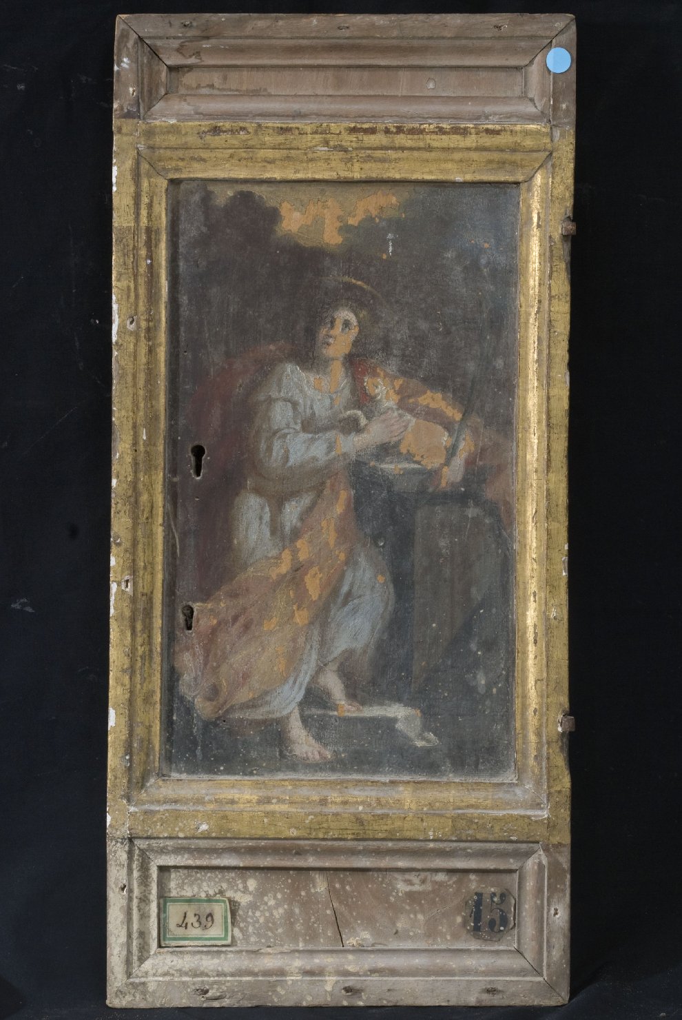 Sant'Agnese (sportello di tabernacolo) - ambito umbro (inizio sec. XVIII)