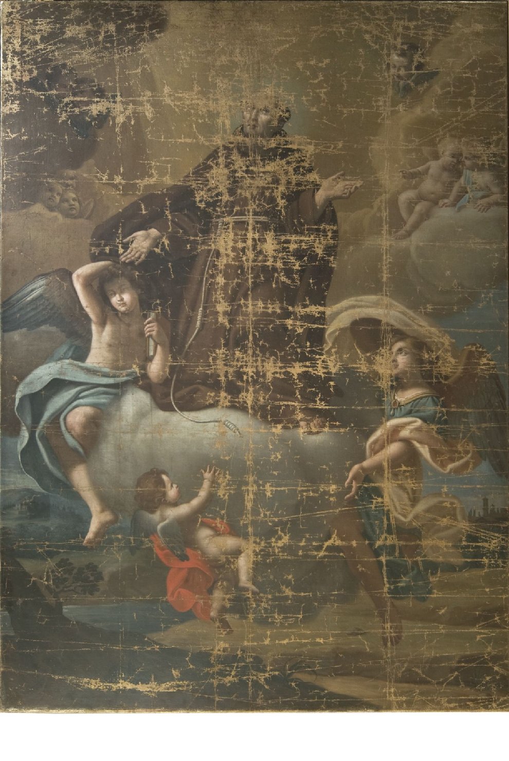 gloria di Sant'Antonio da Padova (dipinto, opera isolata) di Garbi Anton Maria (attribuito) (seconda metà sec. XVIII)