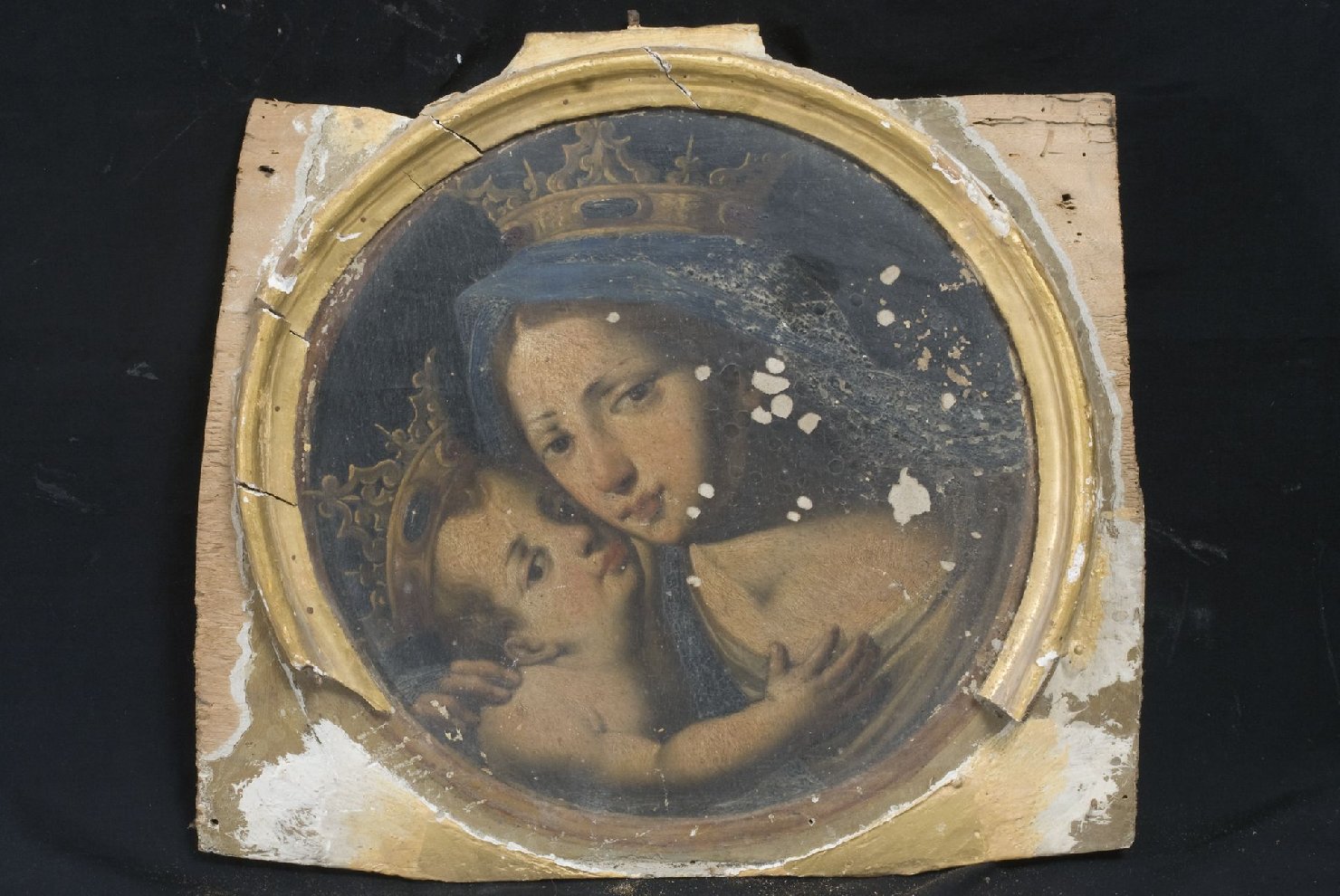 Madonna in Maestà (dipinto, opera isolata) - ambito umbro (seconda metà sec. XVII)