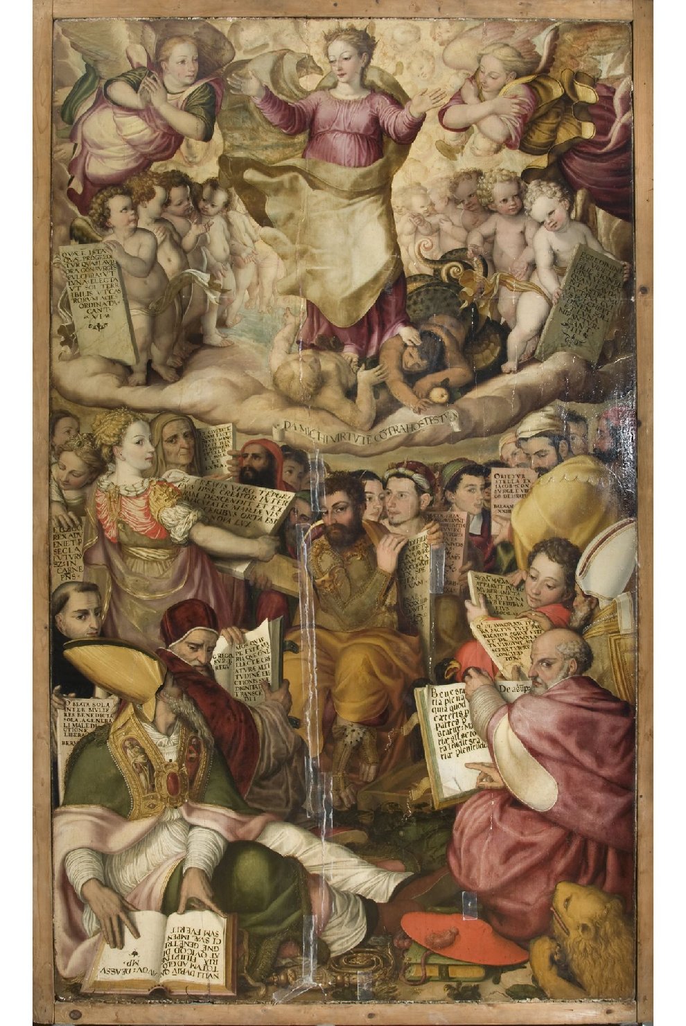 Immacolata Concezione (dipinto, opera isolata) di Lattanzio Pagani, Gherardi Cristoforo (prima metà sec. XVI)