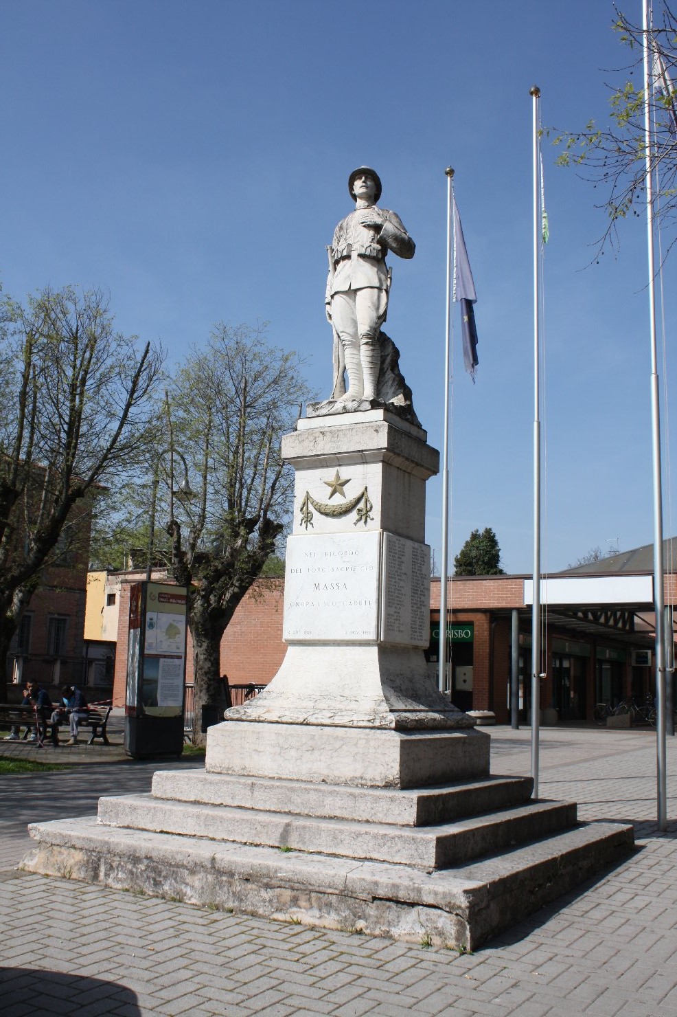 figura di soldato: fante (monumento ai caduti - a cippo) - ambito modenese (sec. XX)