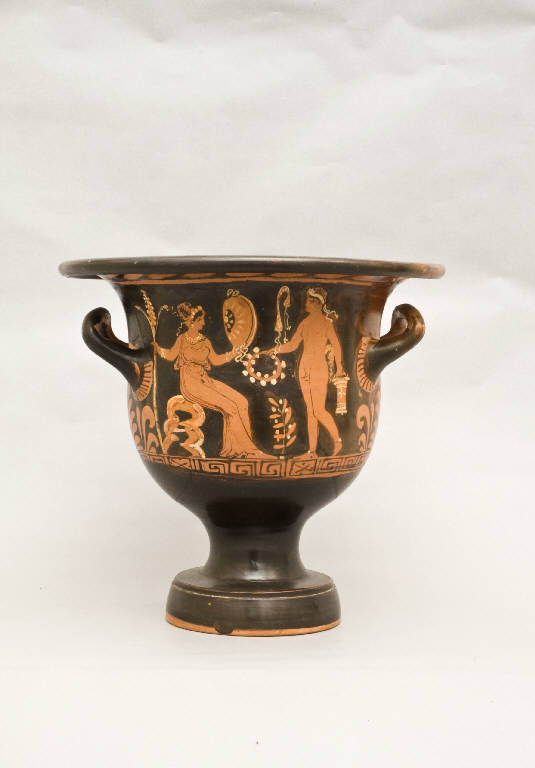 cratere a campana - medio apulo (metà sec. IV a.C)