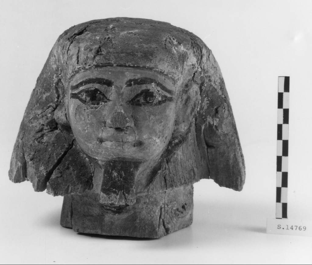 Coperchio di canopo a testa umana (Medio Regno)