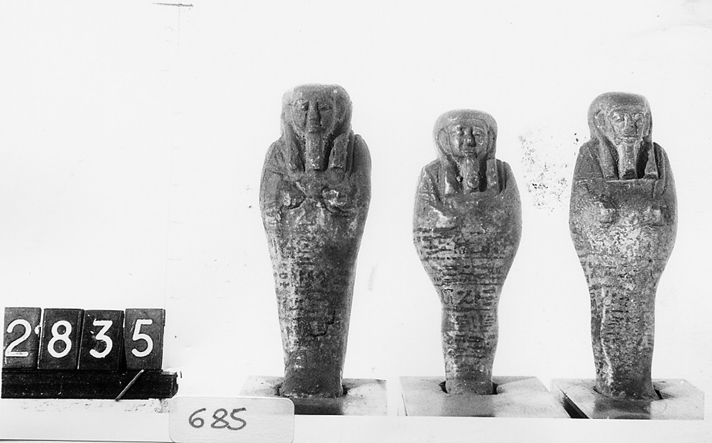 Ushabti mummiforme, Schneider Cl.XA4 (III periodo intermedio)