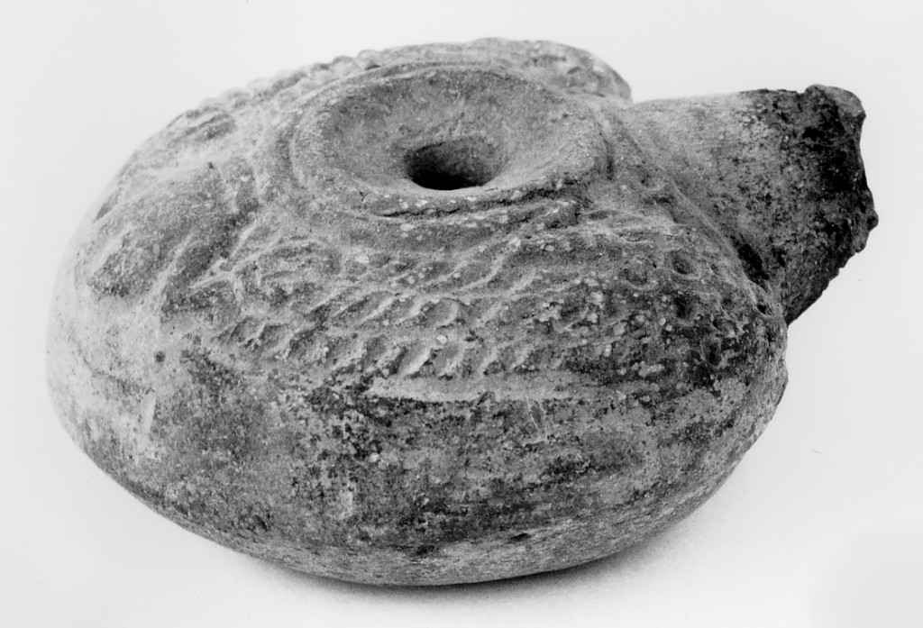 Lucerna, "frog and corn lamp" (III/ IV d.C)