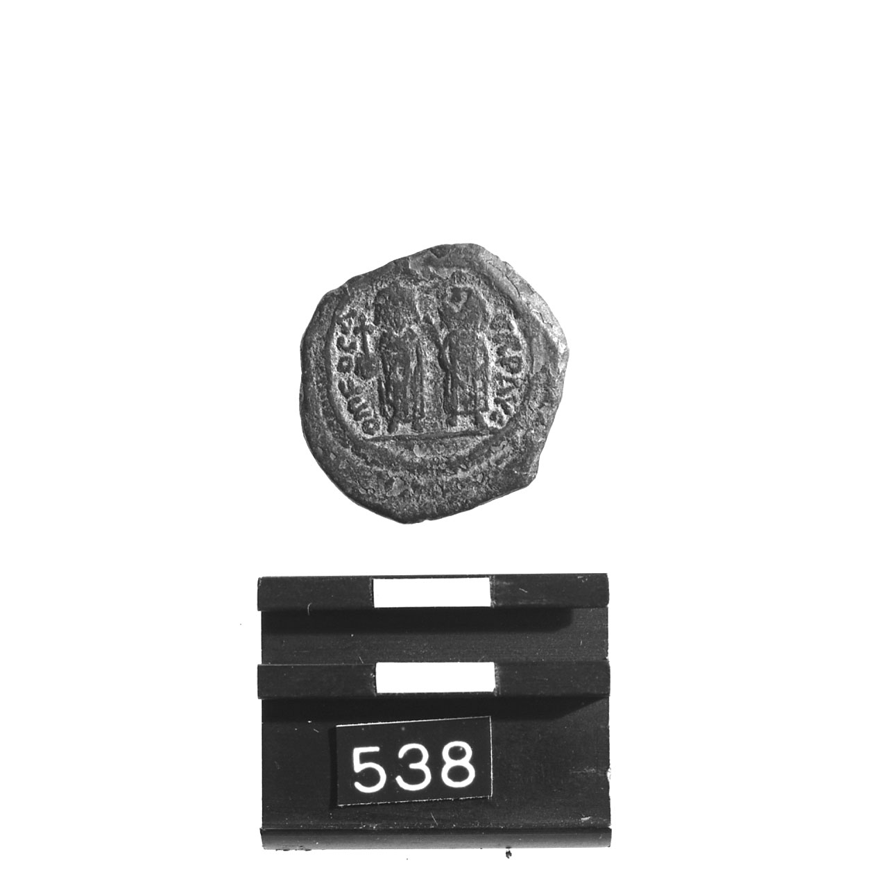 Mezzo follis, GRIERSON DO II1, n.51 (Sec.VII d.C)