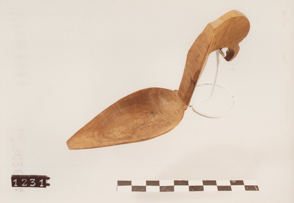 CUCCHIAIO PER RICOTTA, utensili per la pastorizia - artigianato pastorale (sec. XX metà)