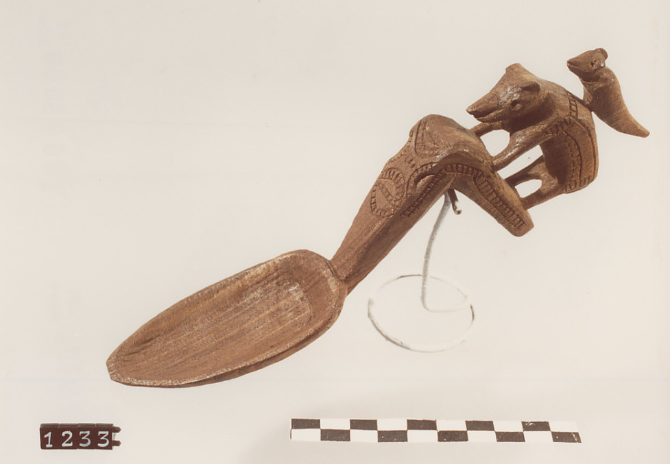 CUCCHIAIO PER RICOTTA, utensili per la pastorizia - artigianato pastorale (sec. XX metà)