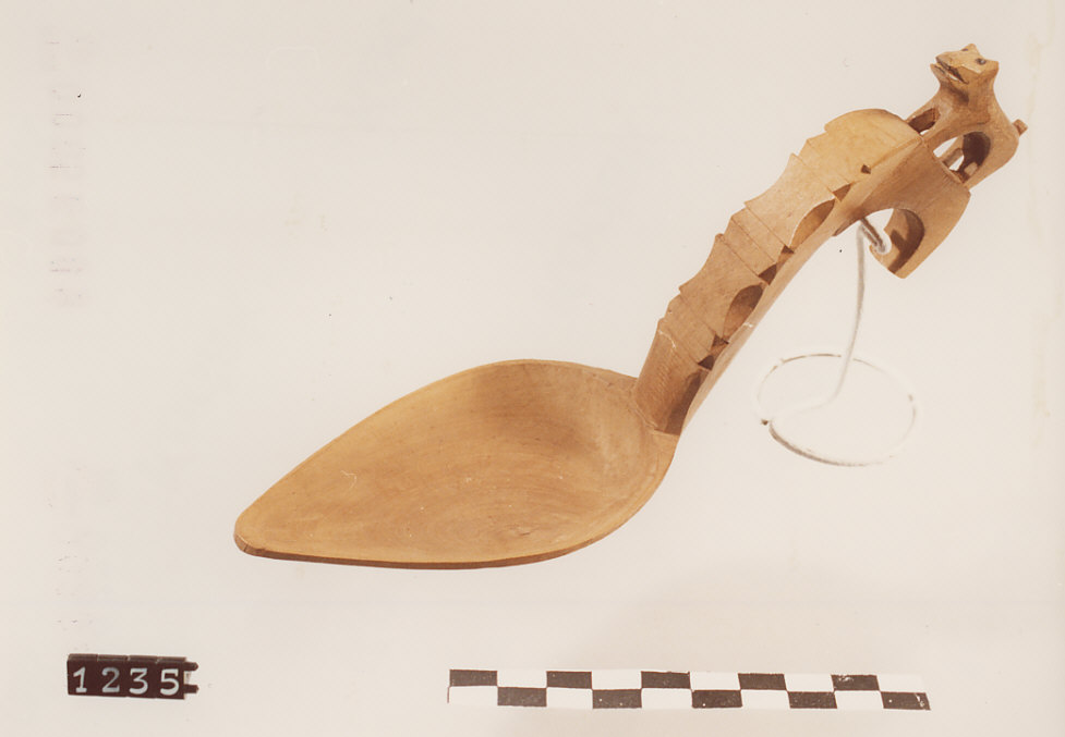 CUCCHIAIO PER RICOTTA, utensili per la pastorizia - artigianato pastorale (sec. XX prima metà)