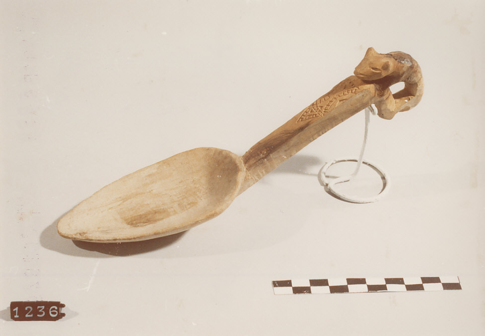 CUCCHIAIO PER RICOTTA, utensili per la pastorizia - artigianato pastorale (sec. XX metà)