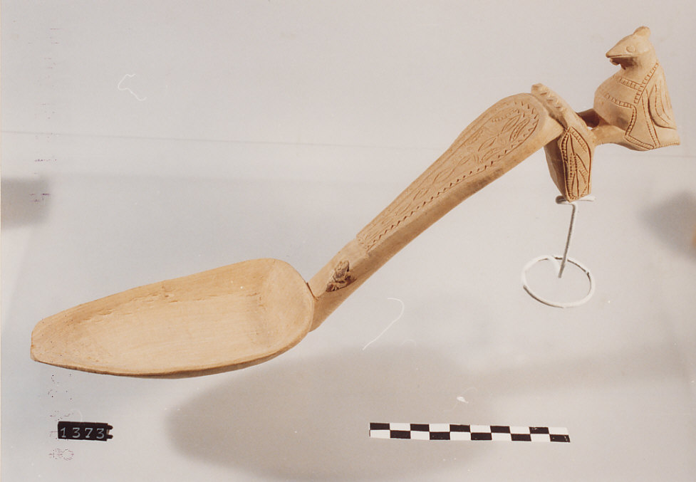 CUCCHIAIO PER RICOTTA, utensili per la pastorizia - artigianato pastorale (sec. XX seconda metà)