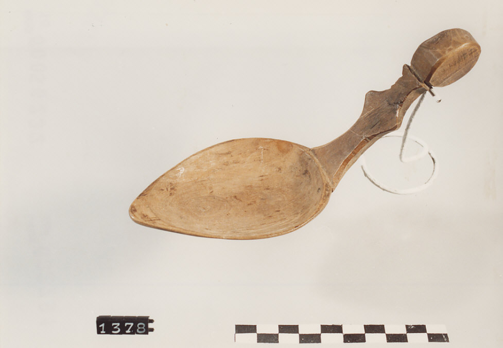 CUCCHIAIO PER RICOTTA, utensili per la pastorizia - artigianato pastorale (sec. XX prima metà)