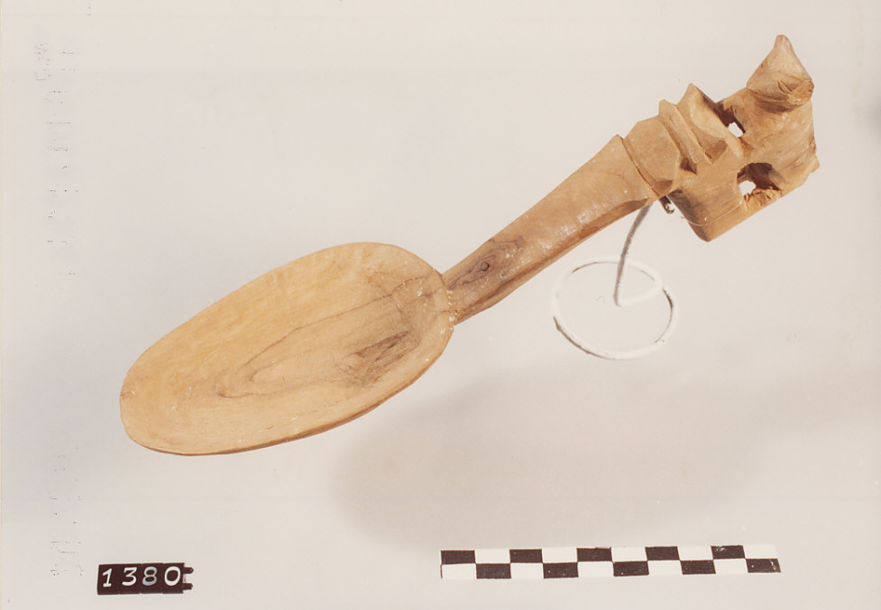 CUCCHIAIO PER RICOTTA, utensili per la pastorizia - artigianato pastorale (sec. XX seconda metà)