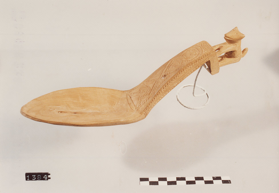 CUCCHIAIO PER RICOTTA, utensili per la pastorizia - artigianato pastorale (sec. XX seconda metà)