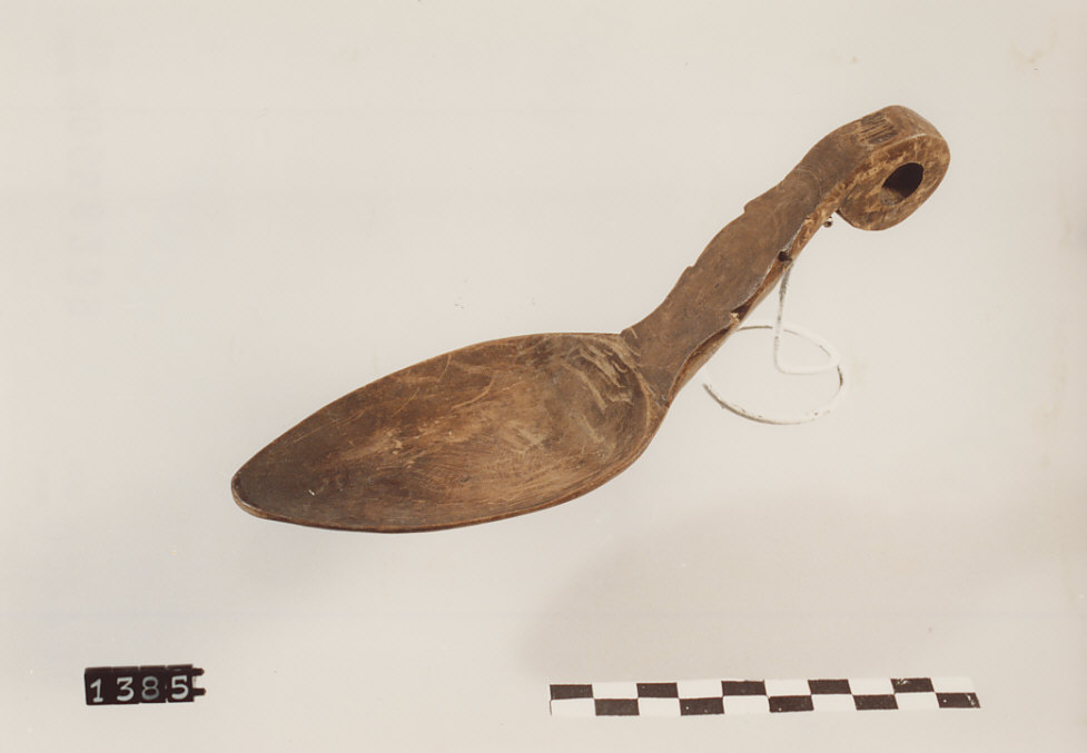 CUCCHIAIO PER RICOTTA, utensili per la pastorizia - artigianato pastorale (sec. XX prima metà)