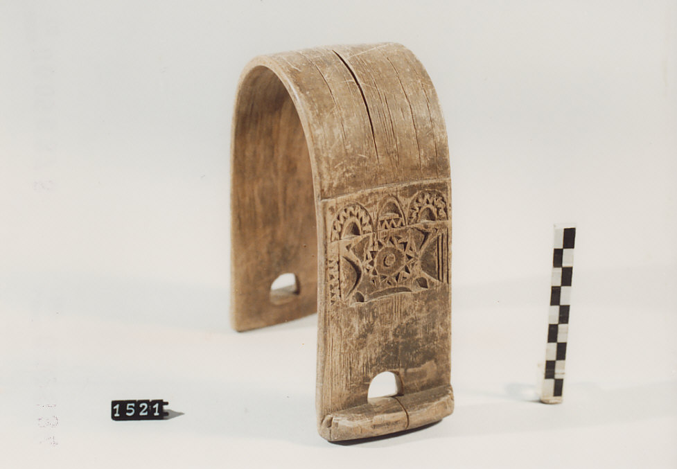 COLLARE PER OVINI E CAPRINI, utensili per la pastorizia - artigianato pastorale (secc. XIX fine/ XX inizio)