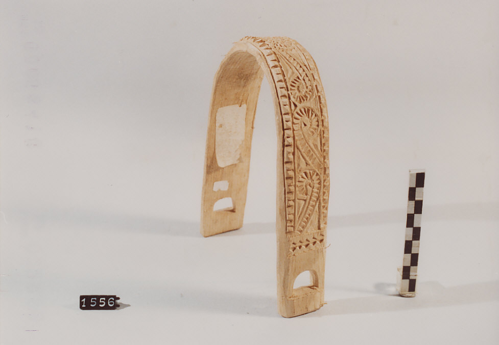 COLLARE PER OVINI E CAPRINI, utensili per la pastorizia - artigianato pastorale (1976)