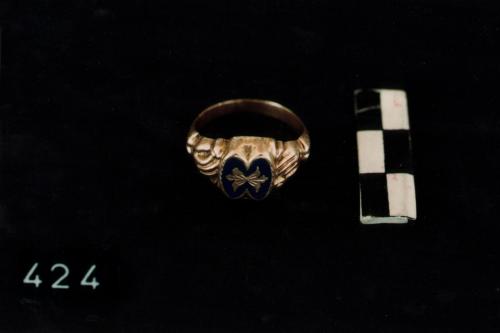 anello, anello, gioielli - bottega calabrese (sec. XIX fine - sec. XX inizio, da 1890 a 1910)