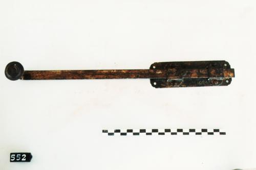 chiusura a paletto, serrature, sistemi di chiusura - bottega calabrese (sec. XIX fine - sec. XX inizio, da 1890 a 1910)