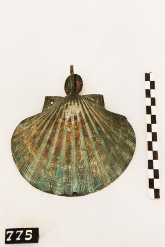 conchiglia battesimale, contenitori, oggetti ecclesiastici - artigianato popolare (sec. XIX, da 1800 a 1899)