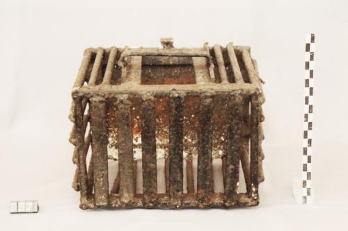 gabbia per uccelli, gabbie, giocattoli - artigianato pastorale (sec. XIX fine - sec. XX inizio, da 1890 a 1910)