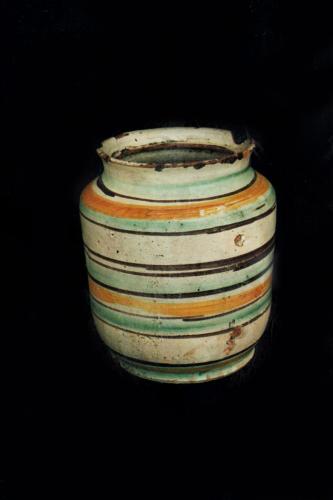 vaso, vasi, vasellame da cucina - bottega calabrese (sec. XIX, da 1800 a 1899)