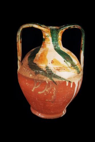 orcio biansato, orci, vasellame da cucina - fabbriche di Seminara (sec. XIX fine, da 1890 a 1899)