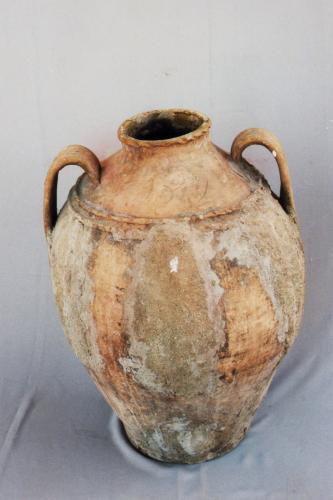 vaso portapalma, vasi, vasellame da cucina - bottega calabrese (sec. XX seconda metà, da 1950 a 1999)