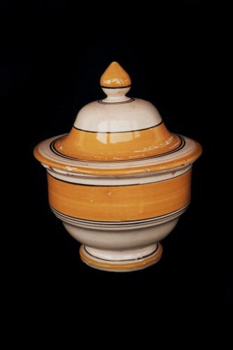 biscottiera, vasi, vasellame domestico - bottega calabrese (Sec. XX prima metà, da 1900 a 1949)