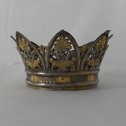 corona da statua, opera isolata - bottega Italia meridionale (sec. XIX)