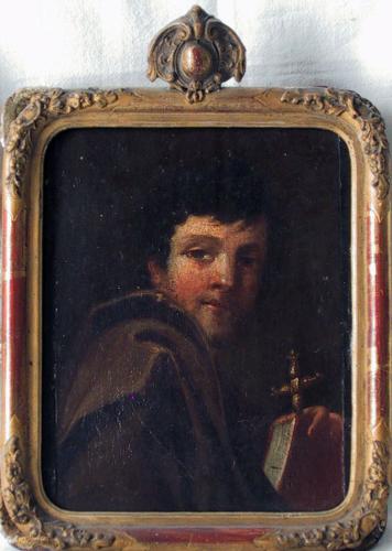 giovane monaco (dipinto, opera isolata) - ambito veneziano (sec. XVII)
