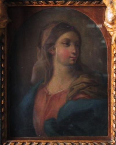Madonna (dipinto, opera isolata) - ambito Italia meridionale (sec. XVII)