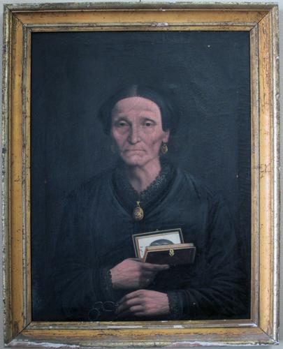 ritratto di donna (dipinto, opera isolata) - ambito Italia meridionale (sec. XIX)