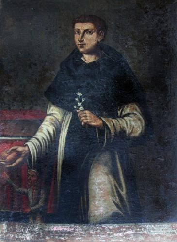 frate domenicano (dipinto, opera isolata) - ambito Italia meridionale (fine/ inizio secc. XVIII/ XIX)