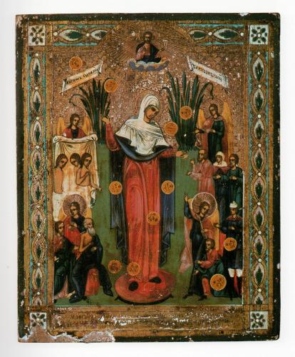 Madonna (icona, opera isolata) - ambito polacco (sec. XIX)