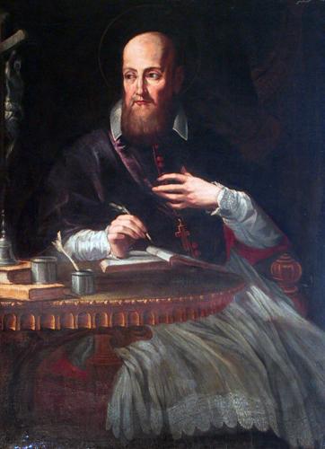 San Francesco di Sales (dipinto, opera isolata) - ambito genovese (seconda metà sec. XVII)