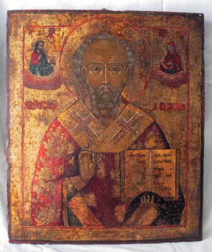 San Nicola di Bari (dipinto, opera isolata) - ambito slavo (sec. XV)