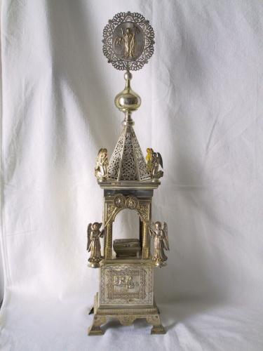 reliquiario architettonico, opera isolata - bottega russa (sec. XIX)