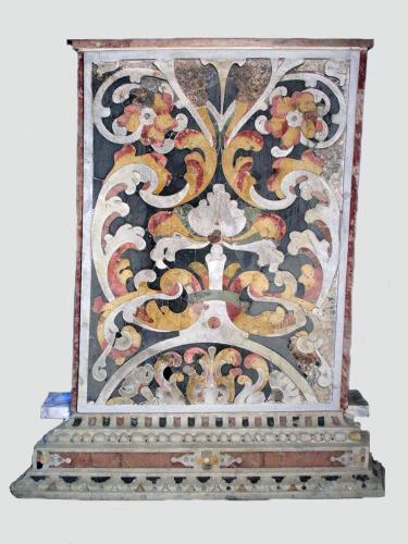decorazione a intarsio, frammento - bottega siciliana (sec. XVII)