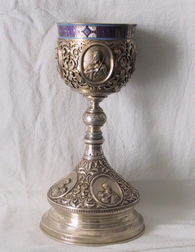 calice, opera isolata - bottega russa (sec. XIX)
