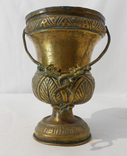 secchiello per l'acqua benedetta, opera isolata - bottega Italia meridionale (sec. XIX)