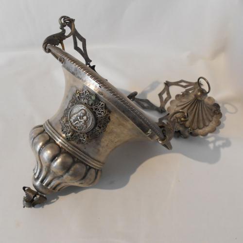 lampada - a vaso, opera isolata - bottega napoletana (sec. XIX)